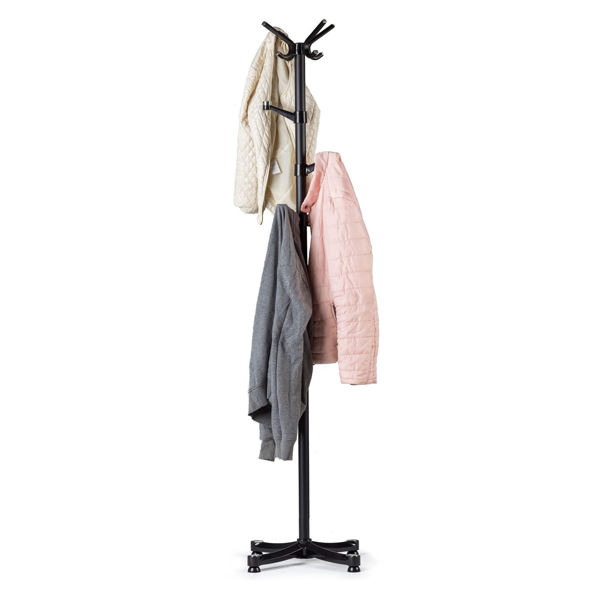 Staande kapstok 180cm - Staal - Zwart