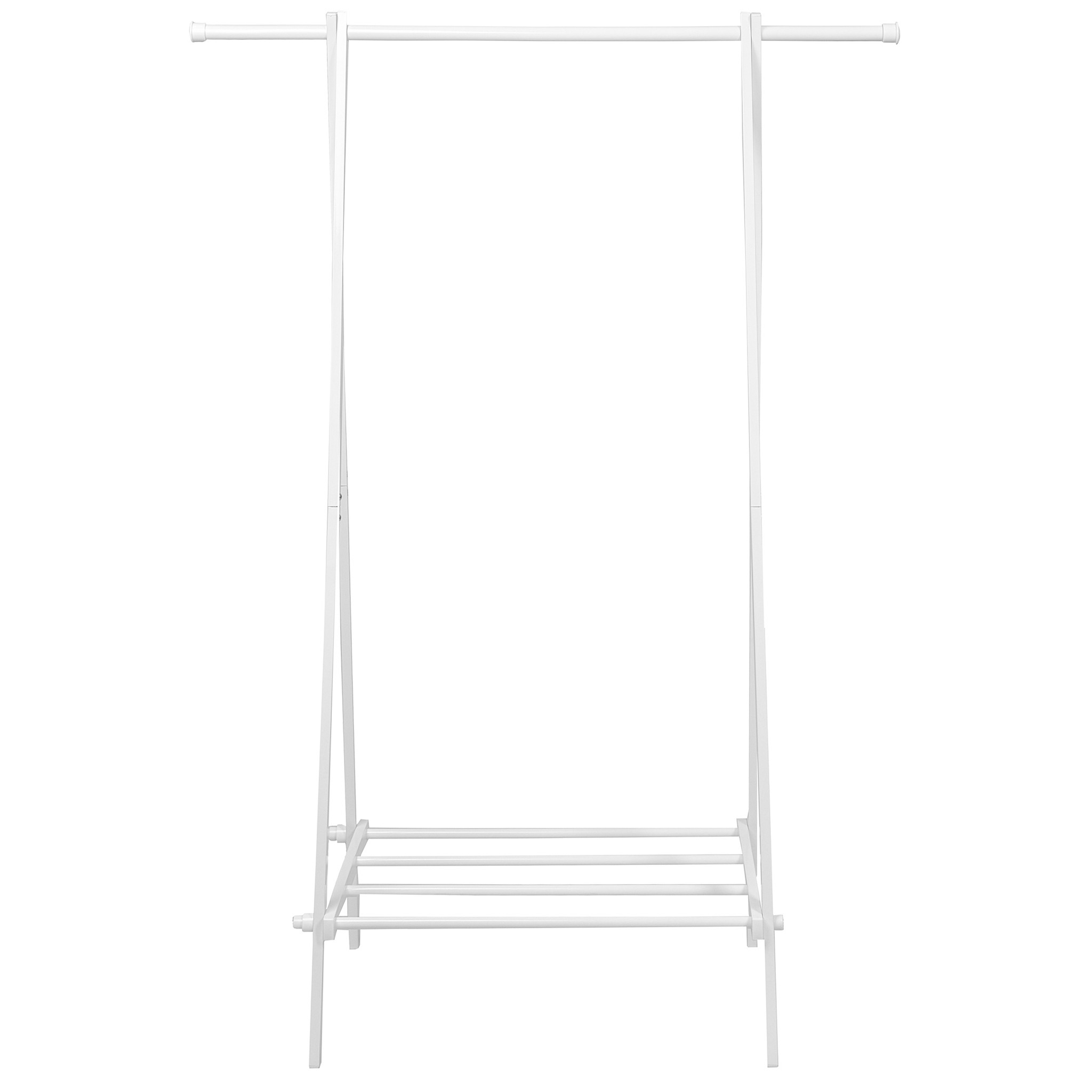 Kledingrek met legplank - Wit - 107x64,5x150
