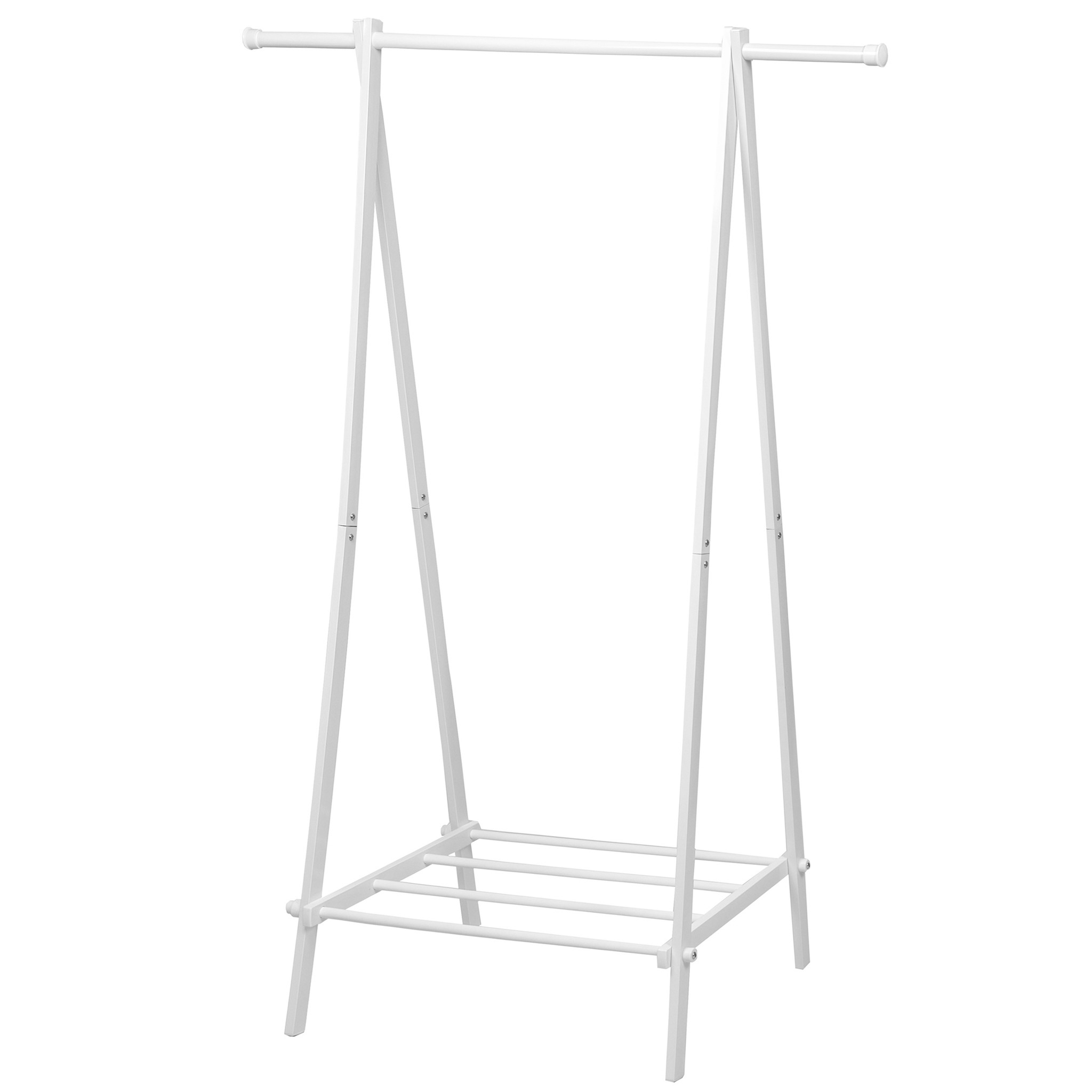 Kledingrek met legplank - Wit - 107x64,5x150