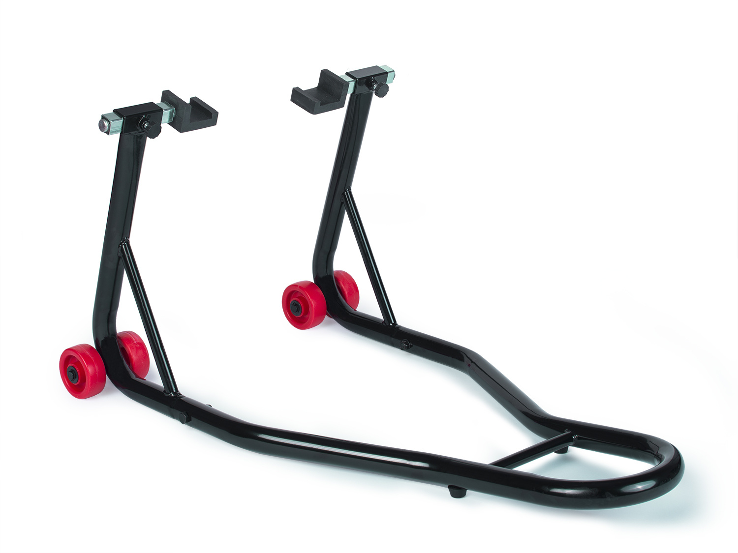 Motorstandaard set voor + achter - tot 200 kg - Zwart