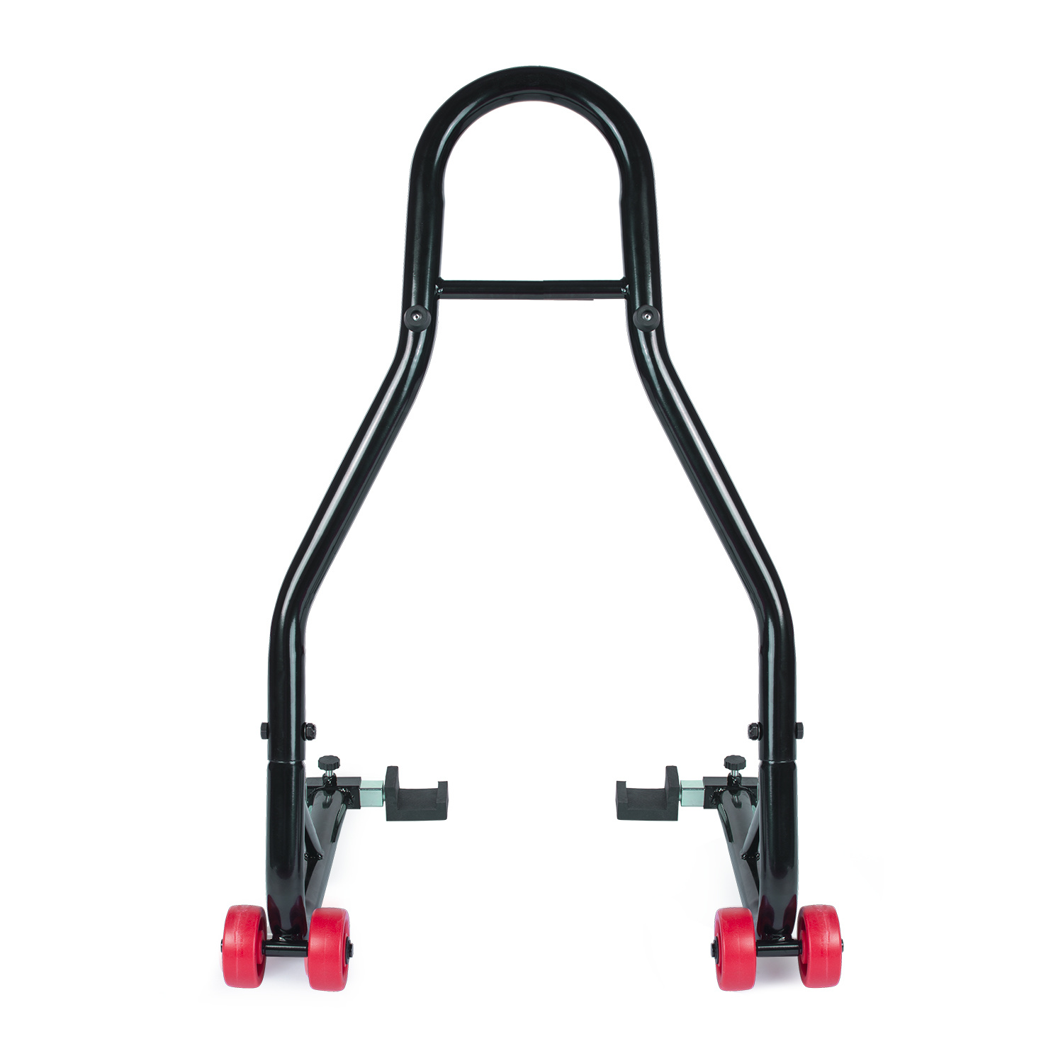 Motorstandaard set voor + achter - tot 200 kg - Zwart