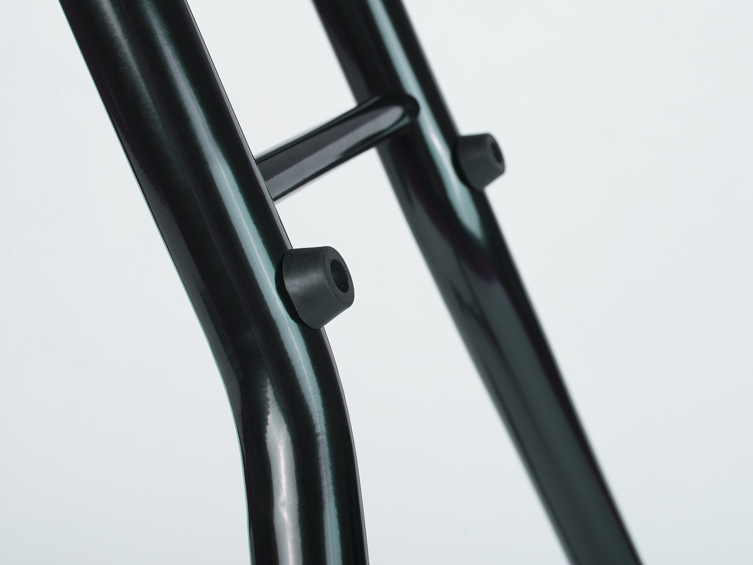 Motorstandaard set voor + achter - tot 200 kg - Zwart