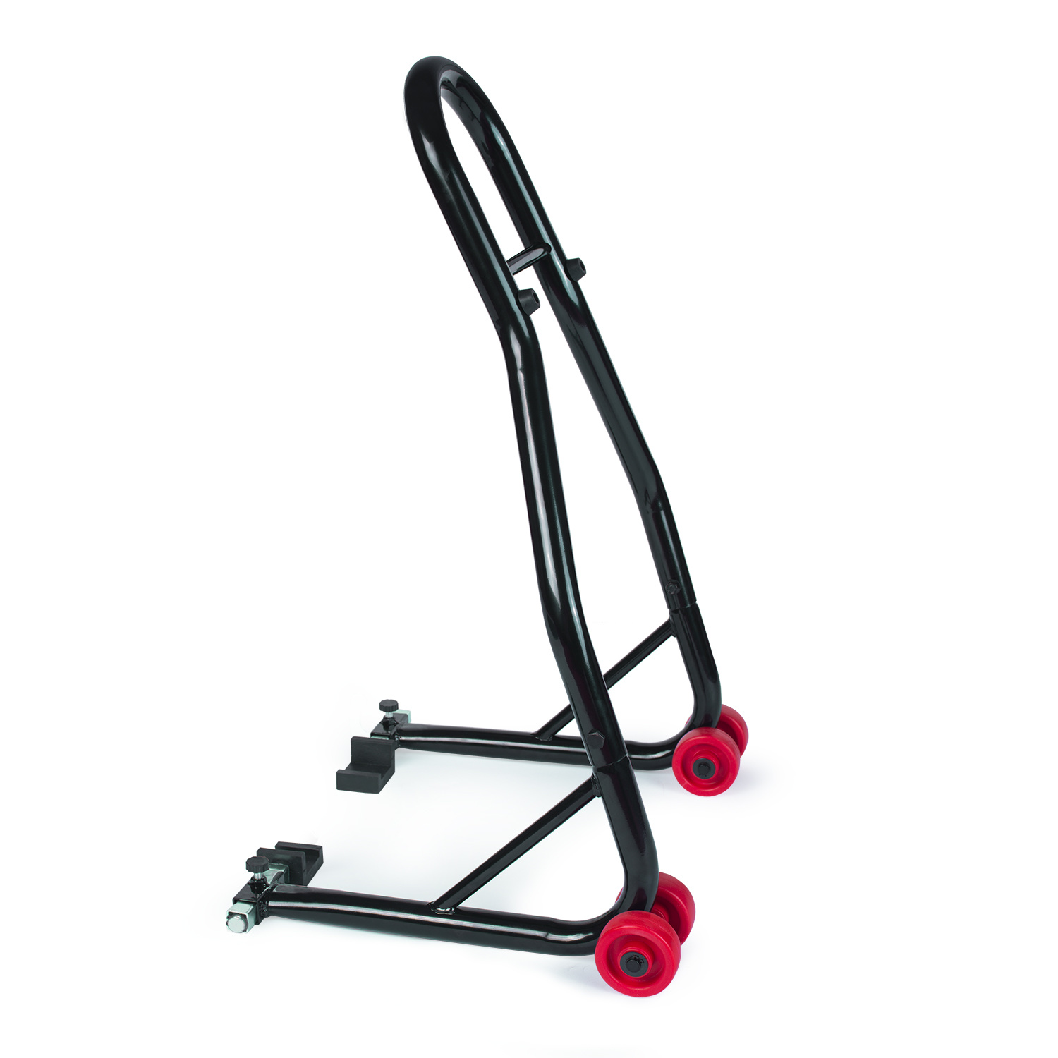 Motorstandaard set voor + achter - tot 200 kg - Zwart