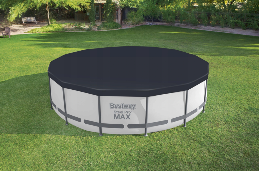 Bestway zwembad afdekzeil 305 cm – Zwart – Zwembad cover