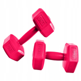 Dumbbell set 6 kg - 2 x 3kg - Roze - Fitness gewichten