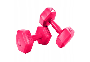 Dumbbell set 6 kg - 2 x 3kg - Roze - Fitness gewichten