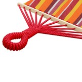 Tuinhangmat 200x100 - Rood oranje gestreept