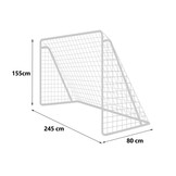 Voetbaldoel 245x155x80 - Met gatendoek