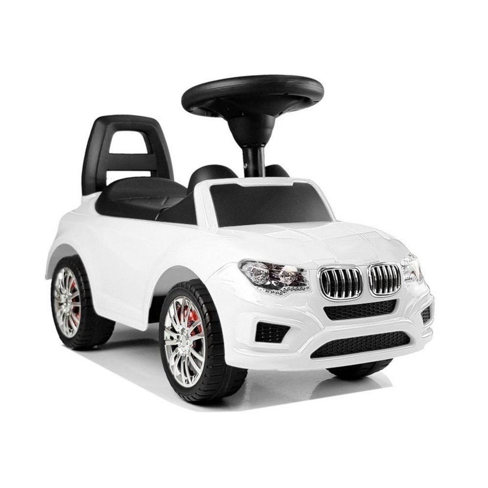 Viking Choice Loopauto peuter met geluid + opbergvak Wit VCLifestyle