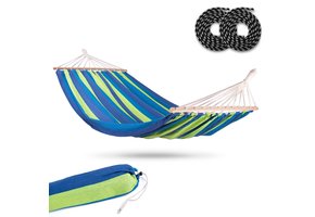 Tuinhangmat dubbel 220x160 – Groen en Blauw met hoes