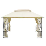 Partytent 300x400 cm beige – Rechthoekig Tuinpaviljoen