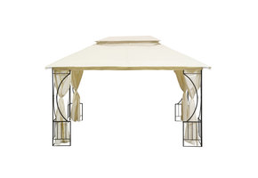 Partytent 300x400 cm beige – Rechthoekig Tuinpaviljoen