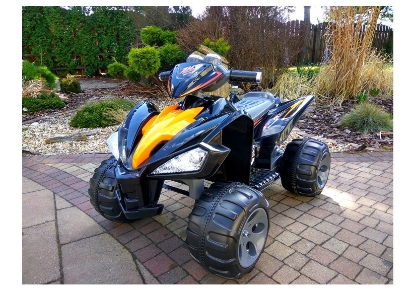 Elektrische Quad medium – Zwart – Elektrisch voertuig kind