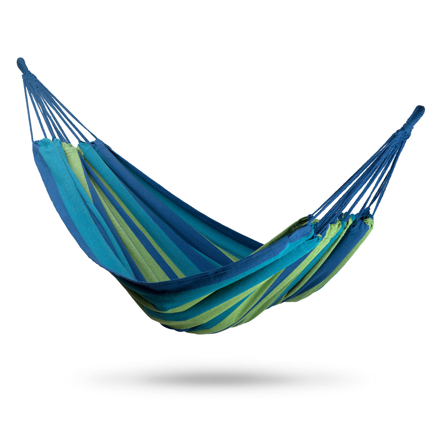 Tuinhangmat dubbel 200x160 cm - Blauwgroen - 2-persoons hangmat
