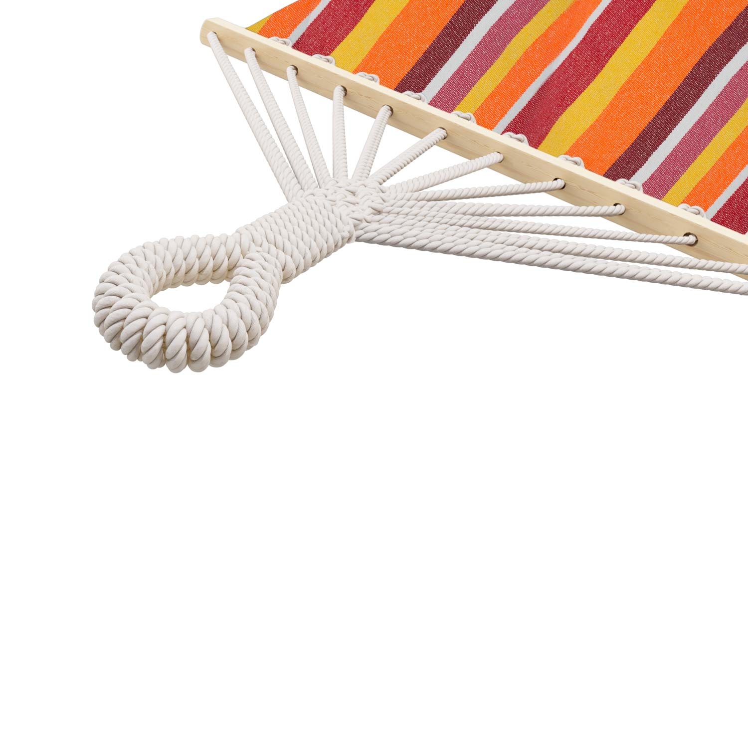 Tuinhangmat dubbel 220x160 – Rood gestreept met hoes
