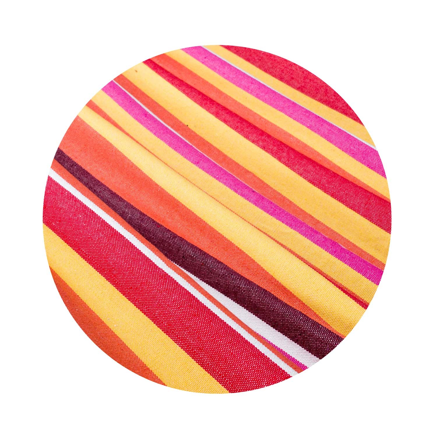 Tuinhangmat dubbel 220x160 – Rood gestreept met hoes