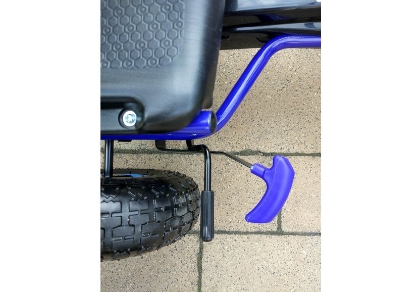 Skelter met luchtwielen – blauw - 92 x 56 x 56 cm
