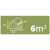 Tuinkas folie 200x300 cm – Groen