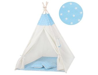 Tipi speeltent 120x100x160 cm – Blauwe sterrenhemel