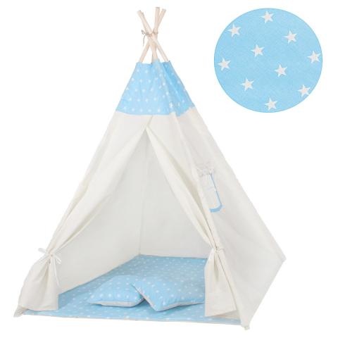 Tipi speeltent 120x100x160 cm – Blauwe sterrenhemel