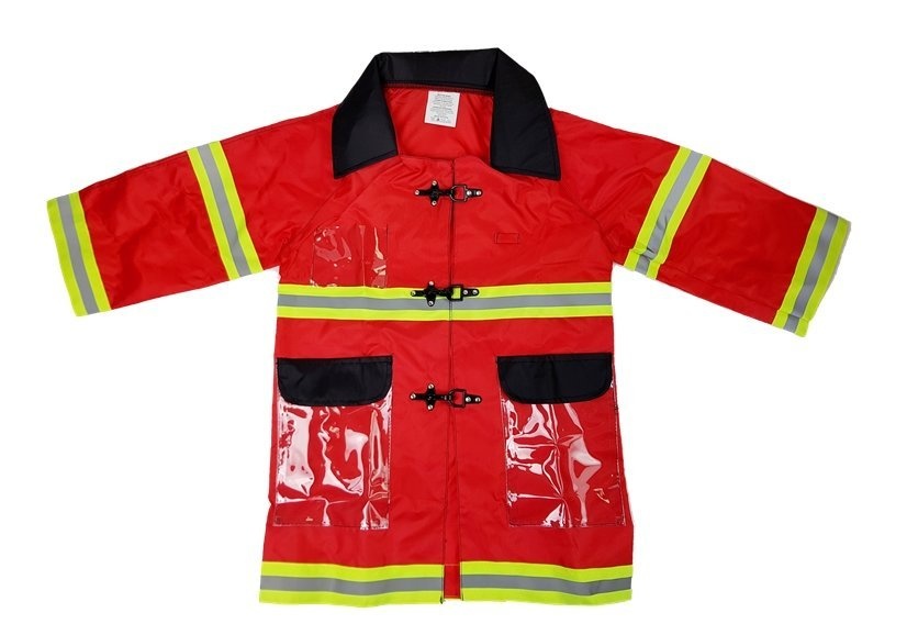 Brandweer speelgoed verkleed set - met werkende brandblusser