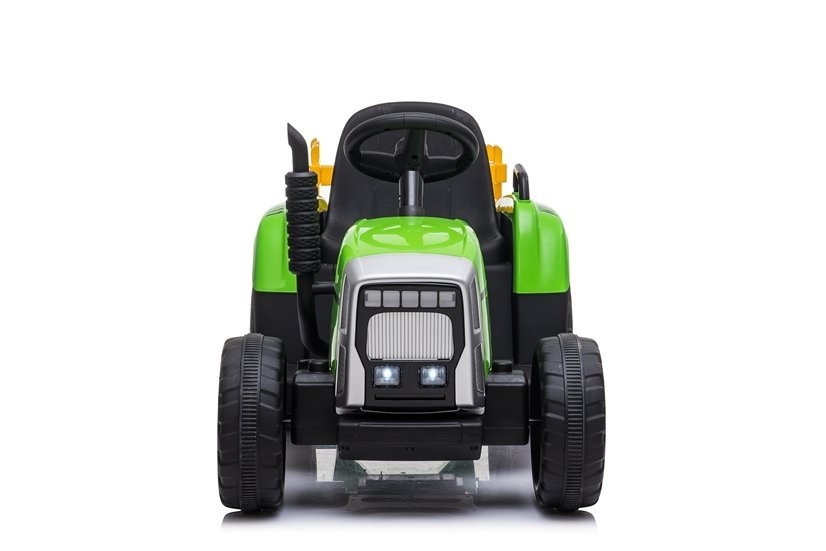 Elektrische tractor ride-on – Groen – Met aanhanger