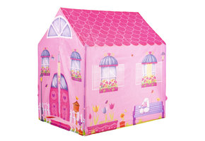 Speeltent roze huis 92x72x102 cm – Kindertent – Speelhuis