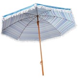 Parasol 180 cm - strandparasol met tas - multi blauw