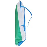 Parasol 180 cm - strandparasol met tas - groen/blauw