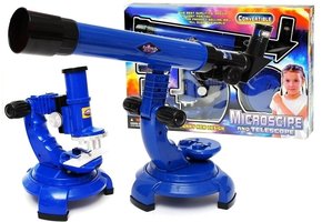 Telescoop & Microscoop 2in1 Blauw – Educatieve set