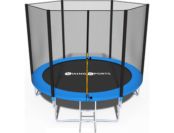 Trampoline - blauw-  244 cm met veiligheidsnet - tot 80 kg
