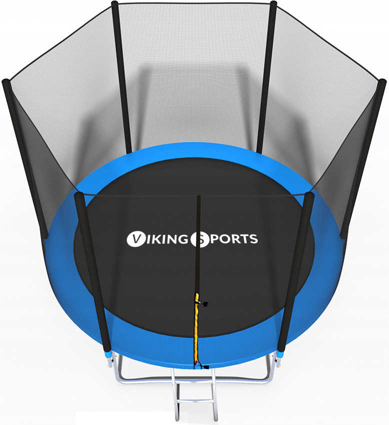 Trampoline - blauw - 312 cm - met net en ladder - tot 120 KG