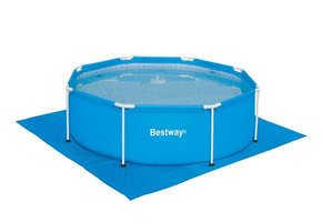 Bestway zwembad grondzeil 335 x 335 cm – blauw
