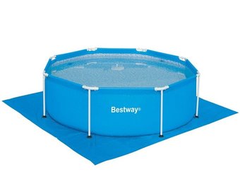 Bestway zwembad grondzeil 335 x 335 cm – blauw
