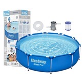 Bestway Steel Pro opzetzwembad 305 x 76 cm + pomp – Blauw