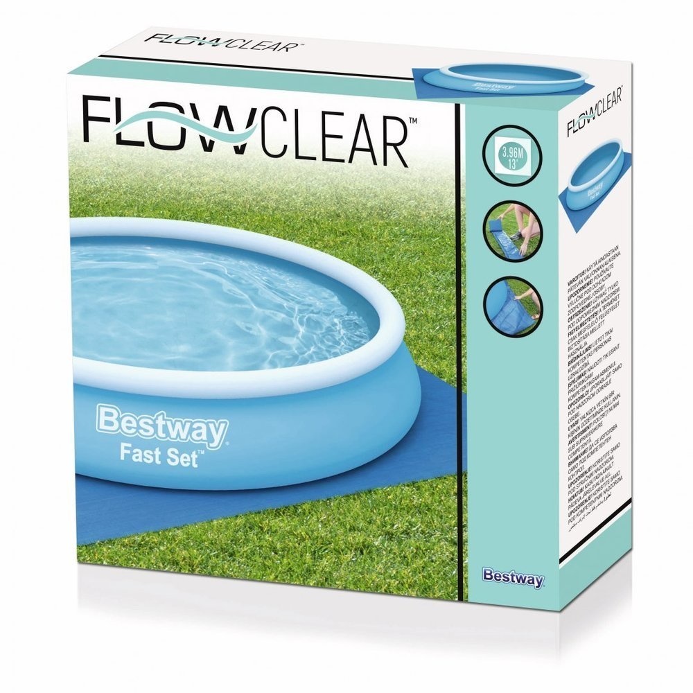 Bestway zwembad grondzeil 396 x 396 cm – Blauw