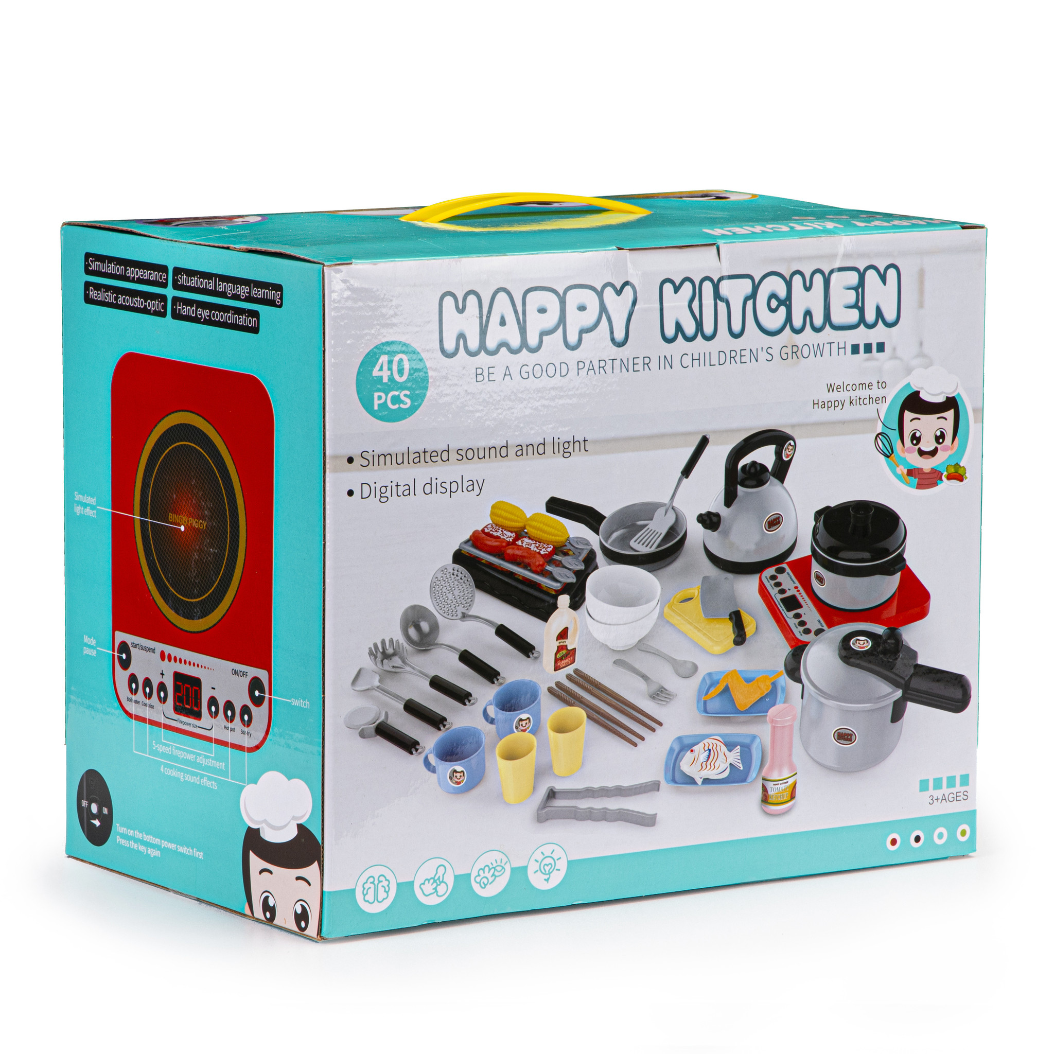 Kinder BBQ kookset 40-delig – Keuken speelgoed
