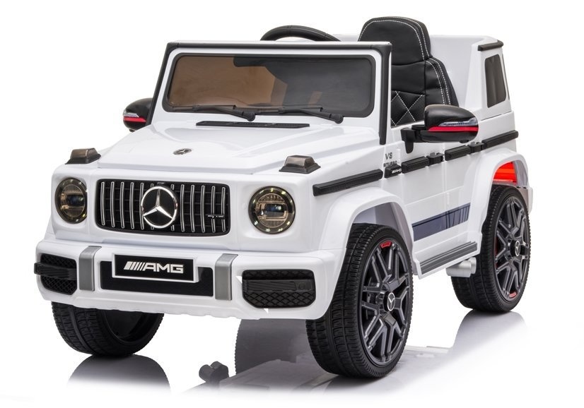 Kinderauto Mercedes G63 AMG – Wit – elektrisch