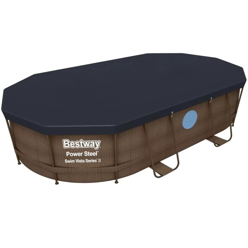 Bestway Opzetzwembad 427 x 250 x 100 cm set – Rattan look