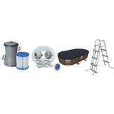 Bestway Opzetzwembad 427 x 250 x 100 cm set – Rattan look