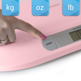 Babyweegschaal elektronisch met LCD display – Roze