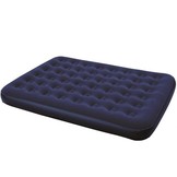 Bestway luchtbed 2-persoons 203 x 183 cm – blauw velours