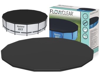 Bestway zwembad afdekzeil 457 cm diameter – Zwart