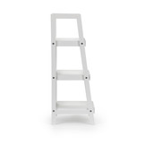 Bijzettafel boekenkast 3 treden – 78 x 34,5 x 31 cm – Wit