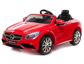 Mercedes S63 AMG elektrisch bestuurbare kinderauto - rood
