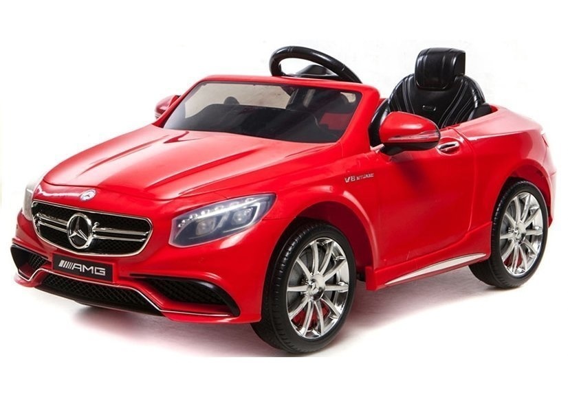 Mercedes S63 AMG elektrisch bestuurbare kinderauto - rood
