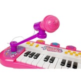 Speelgoed keyboard piano met USB en Microfoon – Roze