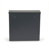Brievenbus 3 segmenten - 37 x 37 cm – Staal – Antraciet