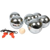 Jeu de Boules set 6 ballen – Aluminium koffer – Zilver