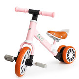 Loopfiets driewieler 2in1 – Meegroeiend – Licht Roze